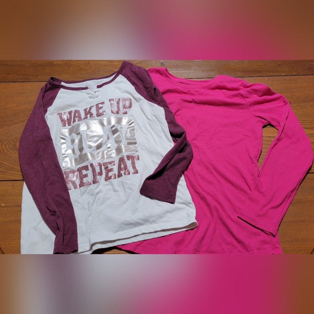 Girls Size 18 Long Sleeve Shirts